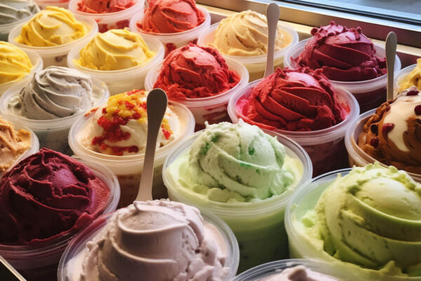 Gelateria arredamento che racconta emozioni